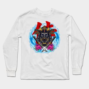 Samurai Skull 05 Long Sleeve T-Shirt